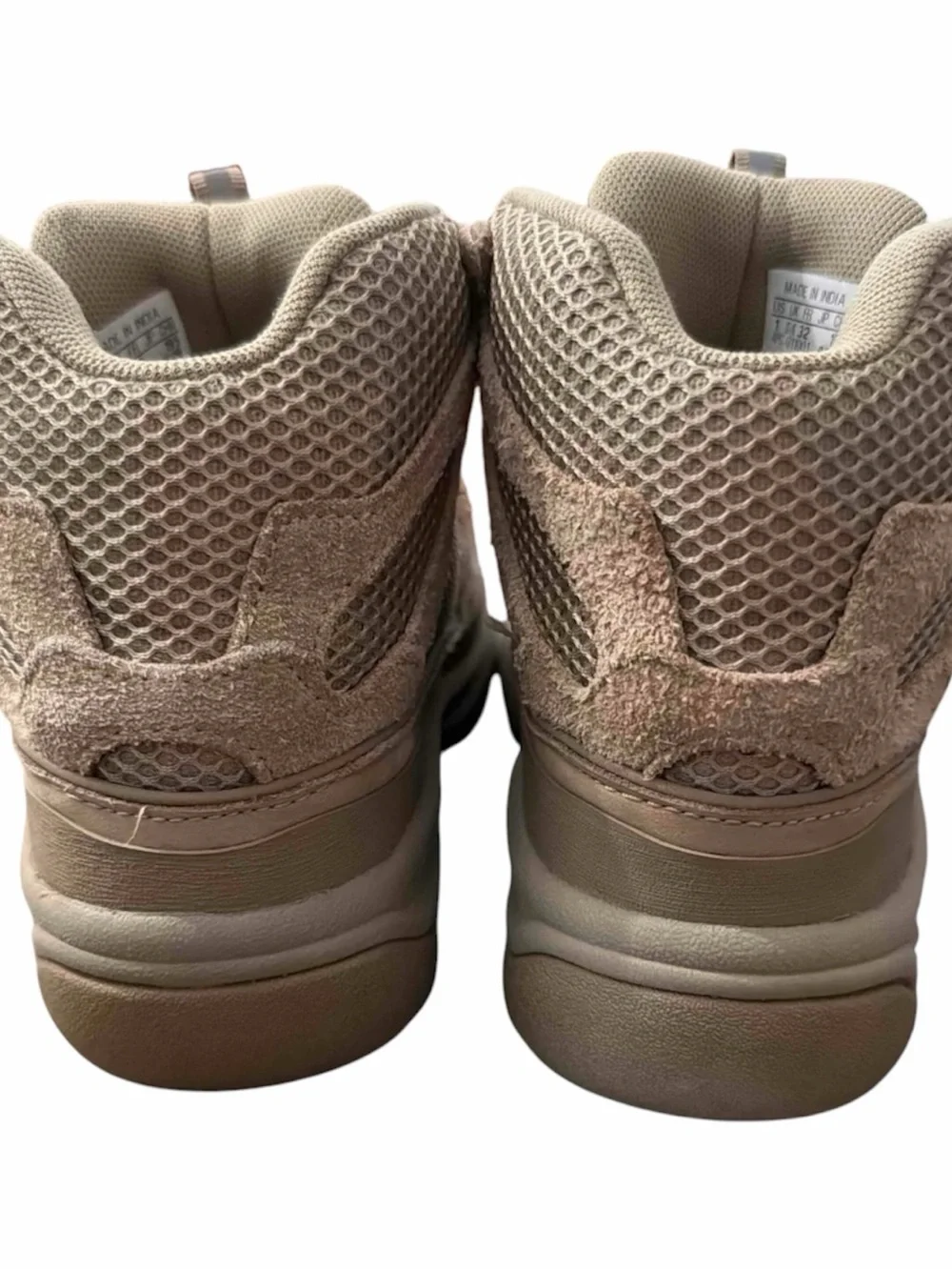 adidas Yeezy Desert Boot Rock Kids Size 1Y EG6490 Brown Tan Youth Shoes OG Rare